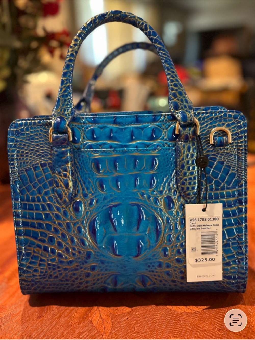 Brahmin Cami in  Electric Indigo. Brand new.